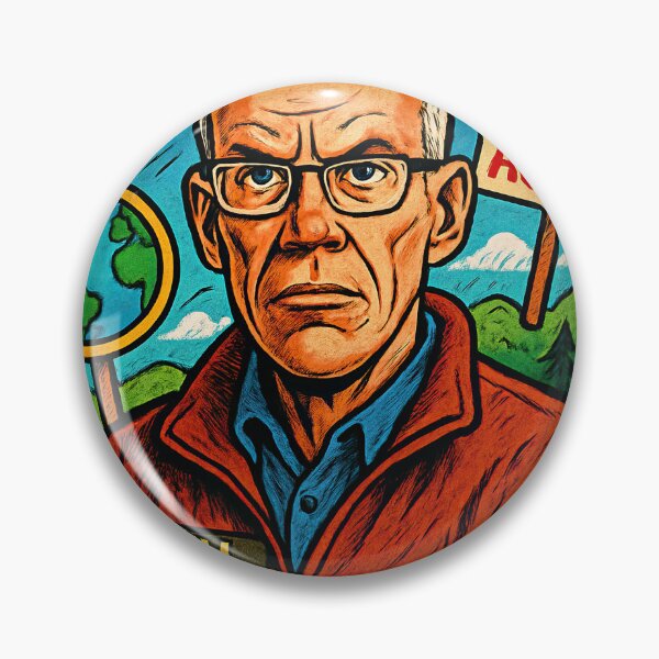 Item preview, Bill McKibben | Comics style - Cartoon designed and sold by ComicsFactory.