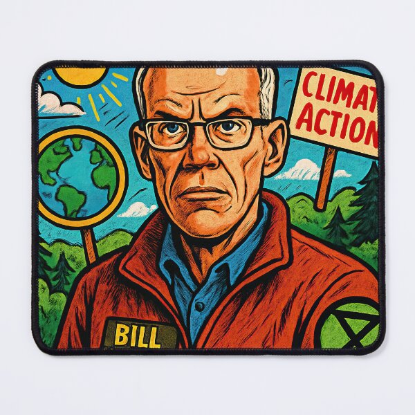 Item preview, Bill McKibben | Comics style - Cartoon designed and sold by ComicsFactory.