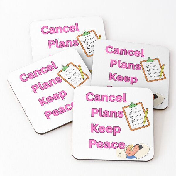 Item preview, Cancel Plans Keep Peace designed and sold by BloomAxis.