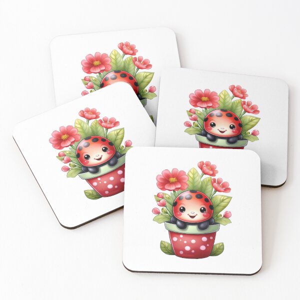 Item preview, Happy Ladybug Nature Art designed and sold by RockitBaby.