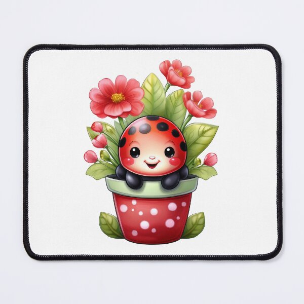 Item preview, Happy Ladybug Nature Art designed and sold by RockitBaby.