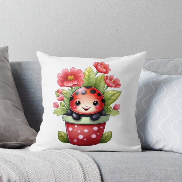 Item preview, Happy Ladybug Nature Art designed and sold by RockitBaby.