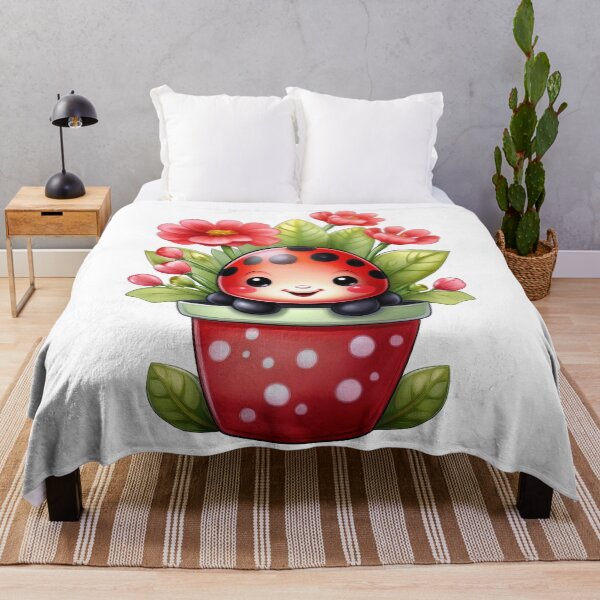 Item preview, Happy Ladybug Nature Art designed and sold by RockitBaby.