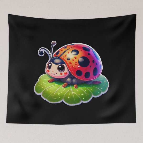 Item preview, Lucky Red Ladybug Art designed and sold by RockitBaby.