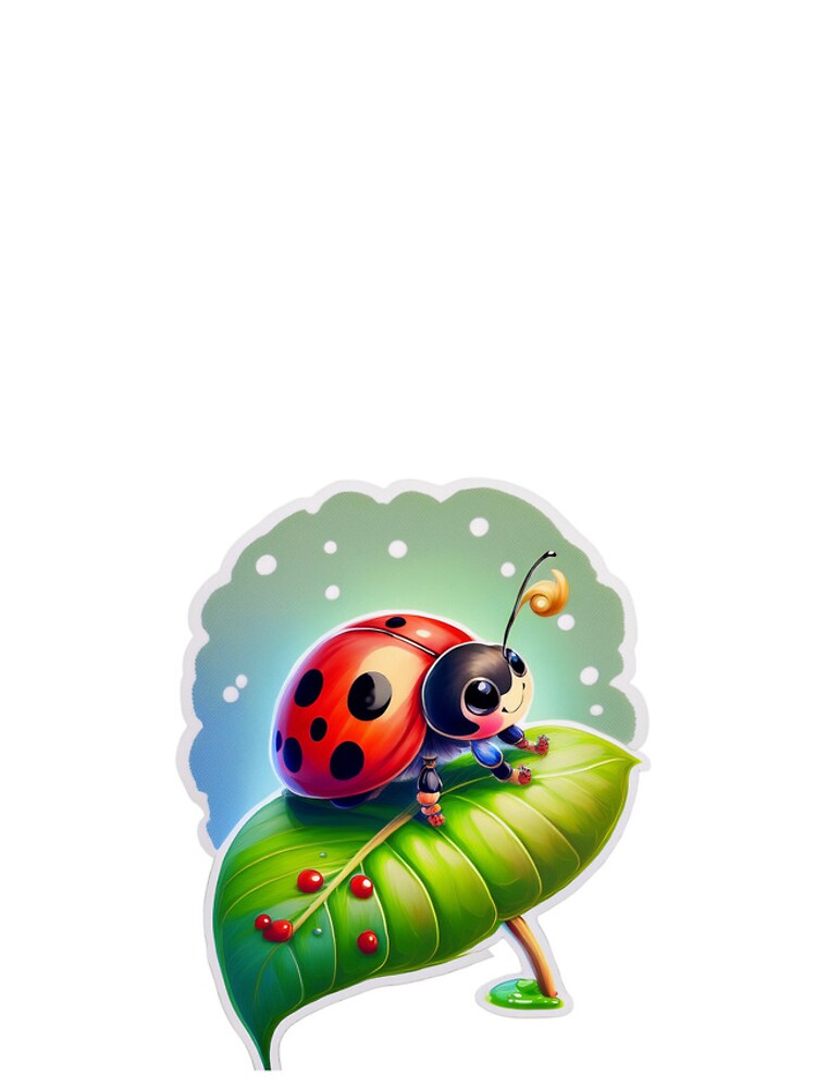 Thumbnail 4 of 4, iPhone Case, Floral Ladybug Spring Design designed and sold by RockitBaby.