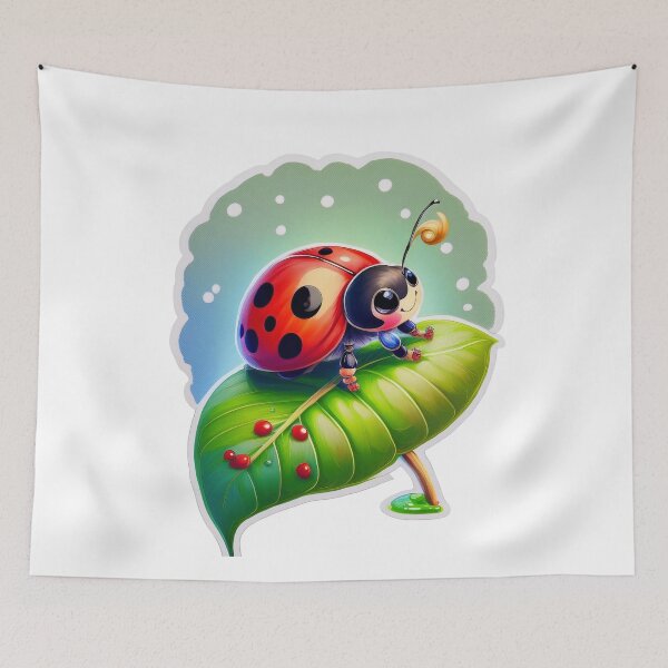 Item preview, Floral Ladybug Spring Design designed and sold by RockitBaby.