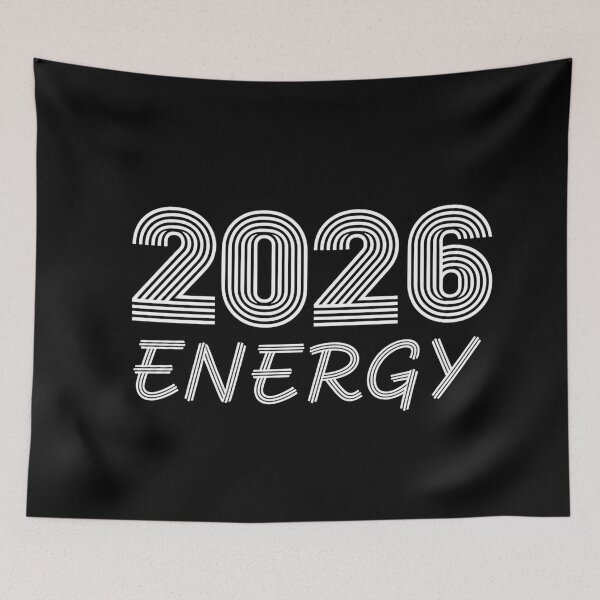 Item preview, 2026 Energy - New Year Manifestation - Modern Typography designed and sold by Haji  Kamora.
