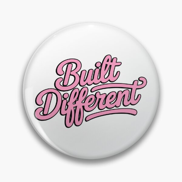 Item preview, Built Different! Pink Girly designed and sold by PMCreative.