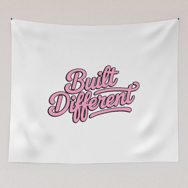 Item preview, Built Different! Pink Girly designed and sold by PMCreative.