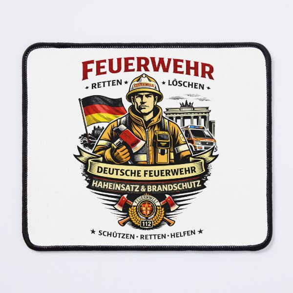 Item preview, German Firefighter Feuerwehr Retten Loschen designed and sold by S0GNulL.