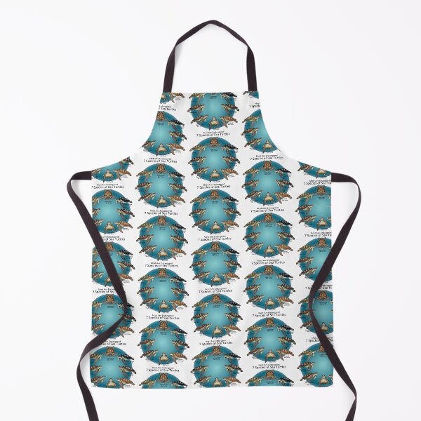 Item preview, white Seven Species of Sea Turtles Educational Chart Endangered Wildlife designed and sold by zoughlal.