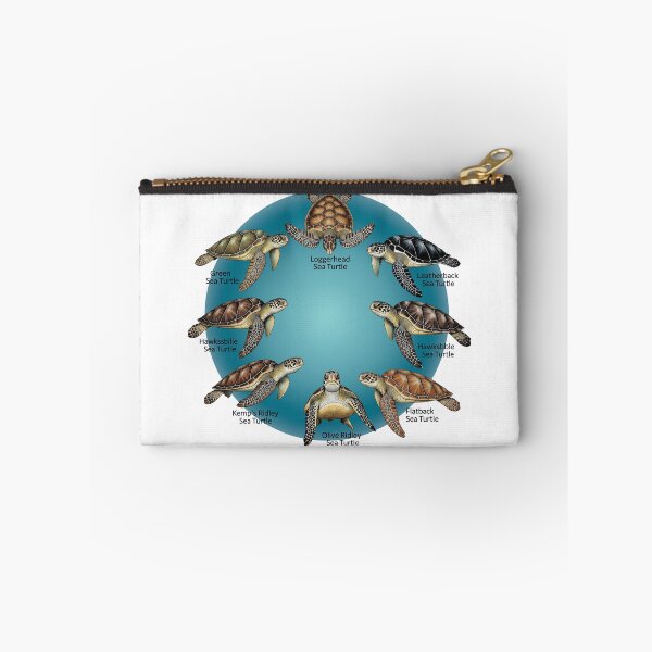 Item preview, white Seven Species of Sea Turtles Educational Chart Endangered Wildlife designed and sold by zoughlal.