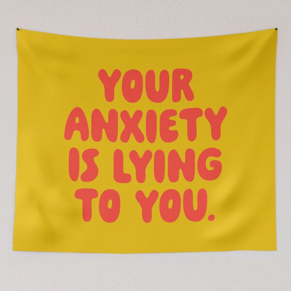 Item preview, Your Anxiety Is Lying To You - Tomato designed and sold by sillyjess.