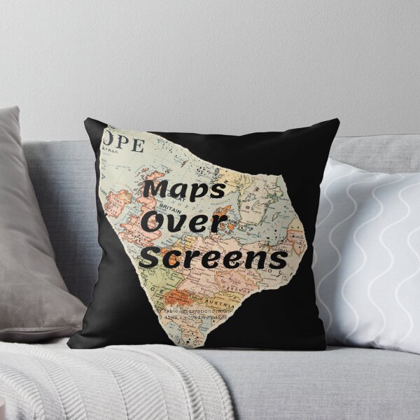Item preview, Maps Over Screens | traveler gift | explorer mindset gift designed and sold by TheraWear.