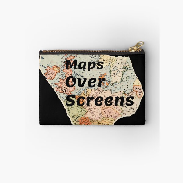 Item preview, Maps Over Screens | traveler gift | explorer mindset gift designed and sold by TheraWear.