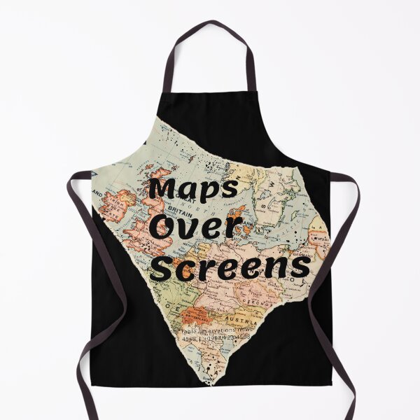 Item preview, Maps Over Screens | traveler gift | explorer mindset gift designed and sold by TheraWear.