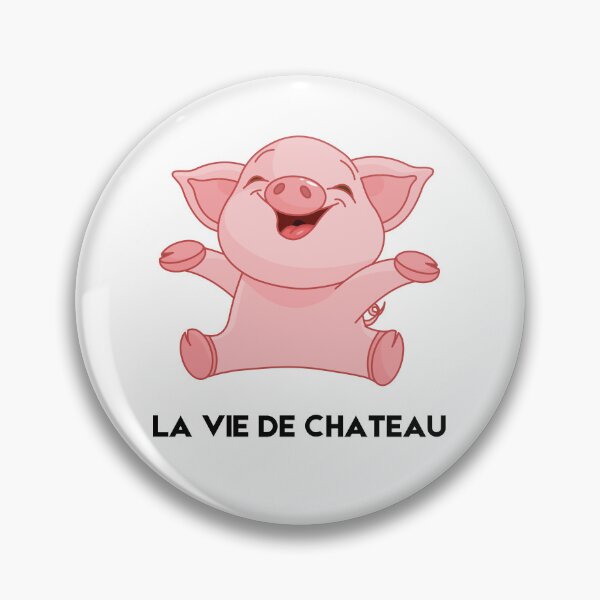 Item preview, Living the High Life - Happy Piggy Illustration designed and sold by Instants Design.