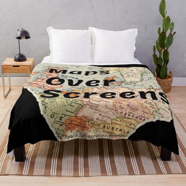 Item preview, Maps Over Screens | traveler gift | explorer mindset gift designed and sold by TheraWear.