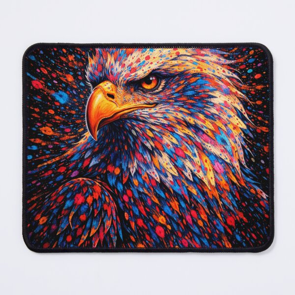 Item preview, Psychedelic Eagle – Neon Freedom & Power Animal Art designed and sold by kastabembe.