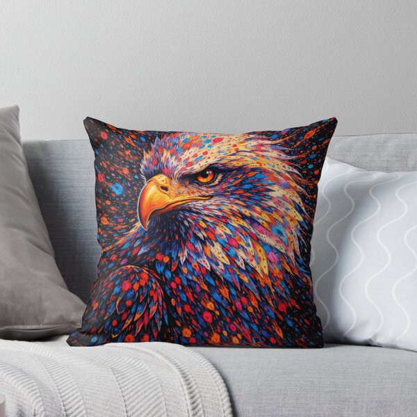 Item preview, Psychedelic Eagle – Neon Freedom & Power Animal Art designed and sold by kastabembe.