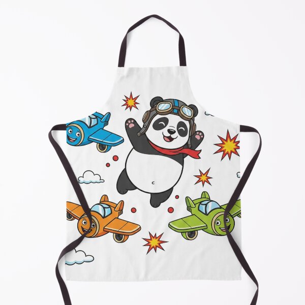 Item preview, Mischievous Panda Squadron – Cartoon Fighter Jet Formation designed and sold by mbmstores.