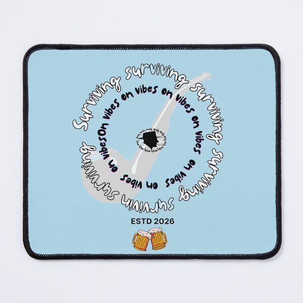 Item preview, Surviving on Vibes – Chill Aesthetic Party & Beer Vibes Design. designed and sold by Artistry-Nadia.