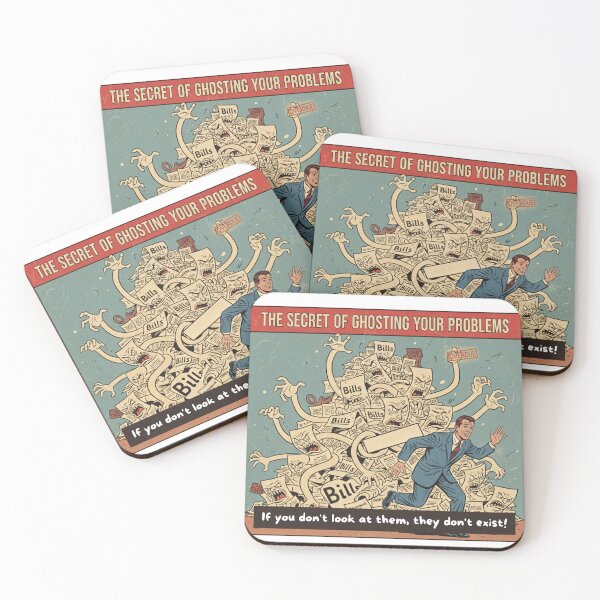 Item preview, Ghosting My Problems | Funny Retro Comic Art designed and sold by Vantage Print Co..