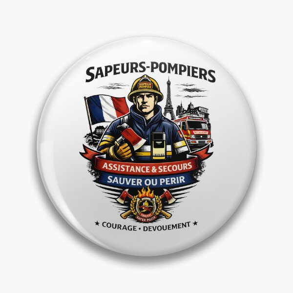 Item preview, France Firefighter Sapeurs Pompiers designed and sold by S0GNulL.