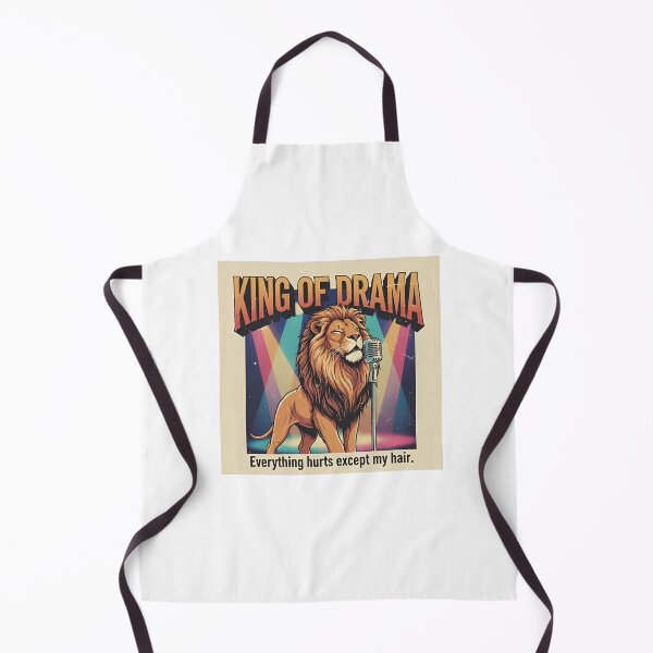 Item preview, King of Drama Lion – Funny Burnout 90s Vintage Bootleg Graphic designed and sold by FakeJoo.