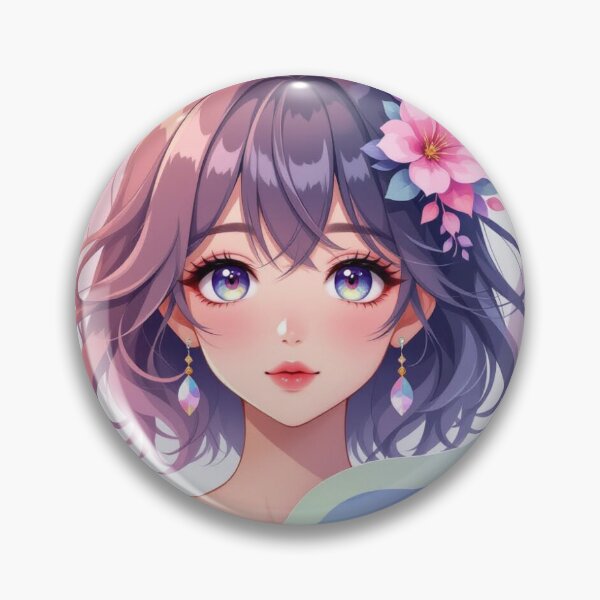 Item preview, Anime Elegance – Soft Eyes & Pastel Dreams in poetic Flow designed and sold by FotoworldEdel.
