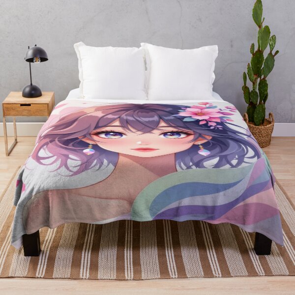 Item preview, Anime Elegance – Soft Eyes & Pastel Dreams in poetic Flow designed and sold by FotoworldEdel.