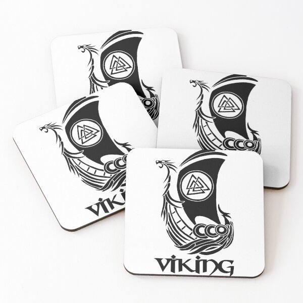 Item preview, Symbol of a Viking longship (black) designed and sold by Lagueny.