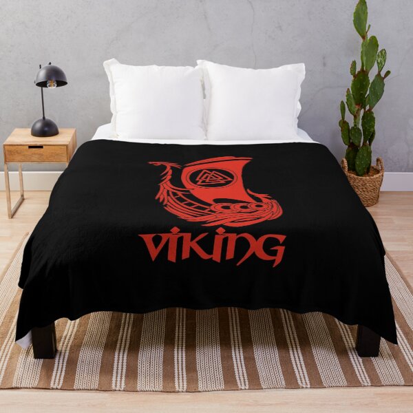 Item preview, Symbol of a Viking longship (red) designed and sold by Lagueny.