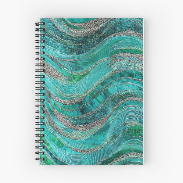 Item preview, Transformative Teal Pattern Collection – 2026 Color Trend, Modern Concentric Art Nouveau Circles designed and sold by Ewa Miller.