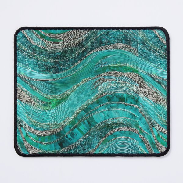 Item preview, Transformative Teal Pattern Collection – 2026 Color Trend, Modern Concentric Art Nouveau Circles designed and sold by Ewa Miller.