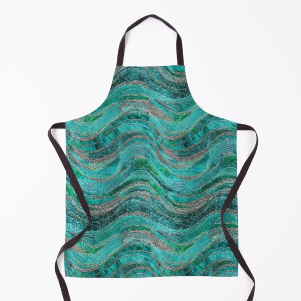 Item preview, Transformative Teal Pattern Collection – 2026 Color Trend, Modern Concentric Art Nouveau Circles designed and sold by Ewa Miller.