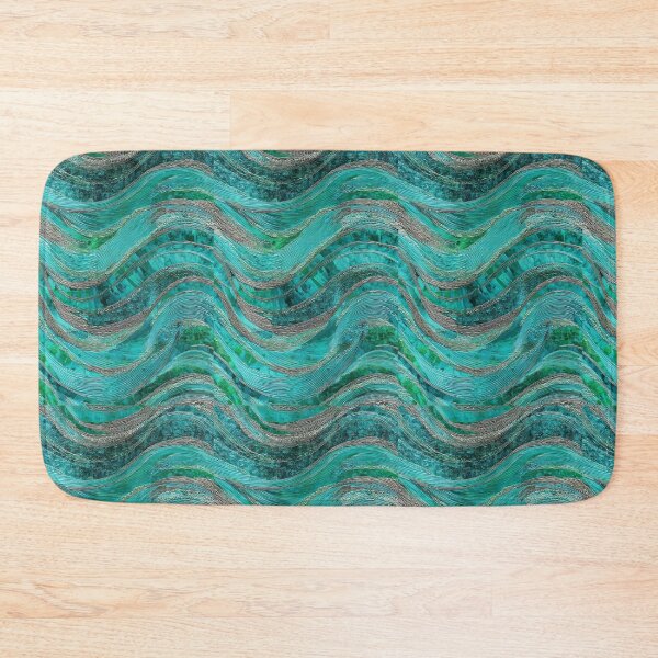 Item preview, Transformative Teal Pattern Collection – 2026 Color Trend, Modern Concentric Art Nouveau Circles designed and sold by Ewa Miller.