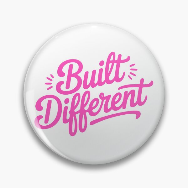 Item preview, Built Different! Pink Girlie designed and sold by PMCreative.