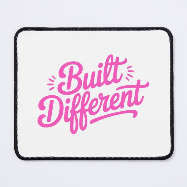 Item preview, Built Different! Pink Girlie designed and sold by PMCreative.