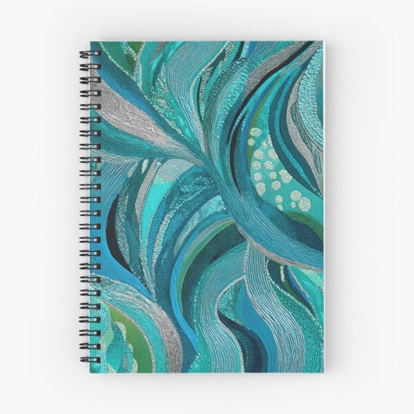 Item preview, Transformative Teal Pattern Collection – 2026 Color Trend, Modern Concentric Art Nouveau Circles designed and sold by Ewa Miller.