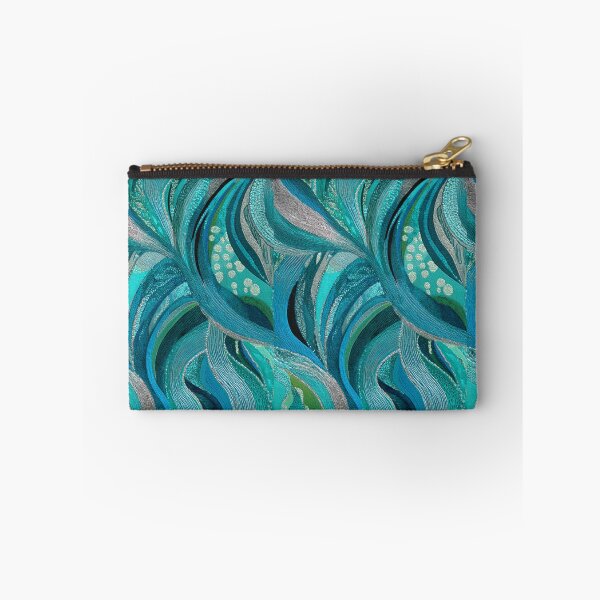 Item preview, Transformative Teal Pattern Collection – 2026 Color Trend, Modern Concentric Art Nouveau Circles designed and sold by Ewa Miller.