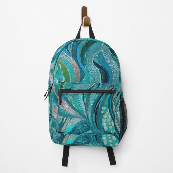 Item preview, Transformative Teal Pattern Collection – 2026 Color Trend, Modern Concentric Art Nouveau Circles designed and sold by Ewa Miller.