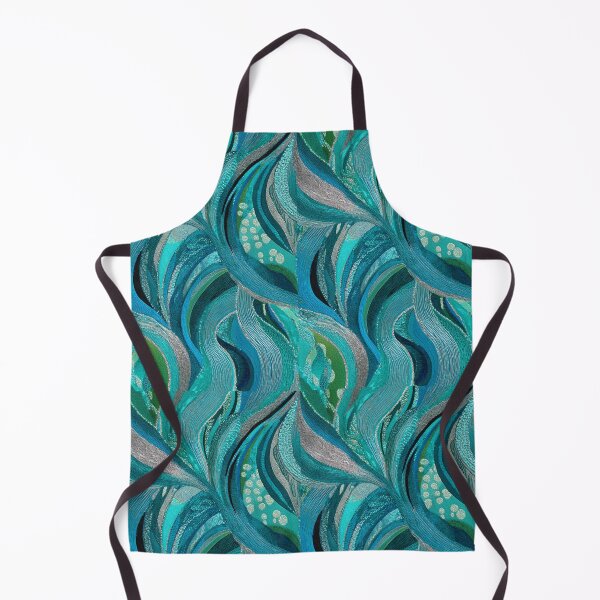 Item preview, Transformative Teal Pattern Collection – 2026 Color Trend, Modern Concentric Art Nouveau Circles designed and sold by Ewa Miller.