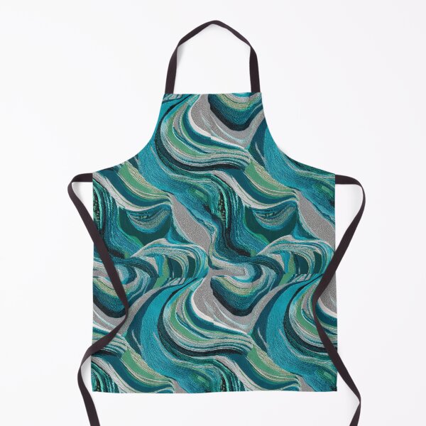 Item preview, Transformative Teal Pattern Collection – 2026 Color Trend, Modern Concentric Art Nouveau Circles designed and sold by Ewa Miller.