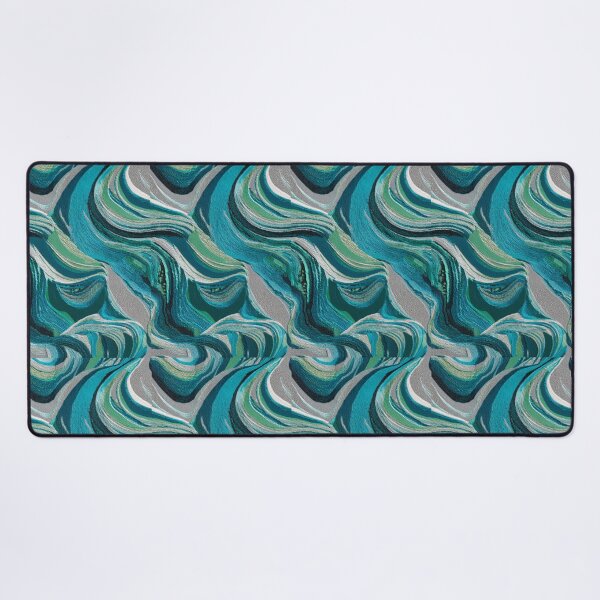 Item preview, Transformative Teal Pattern Collection – 2026 Color Trend, Modern Concentric Art Nouveau Circles designed and sold by Ewa Miller.