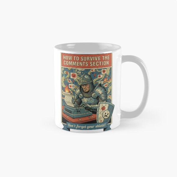 Item preview, Internet Knight: Surviving the Comments Section | Retro Comic Art designed and sold by Vantage Print Co..