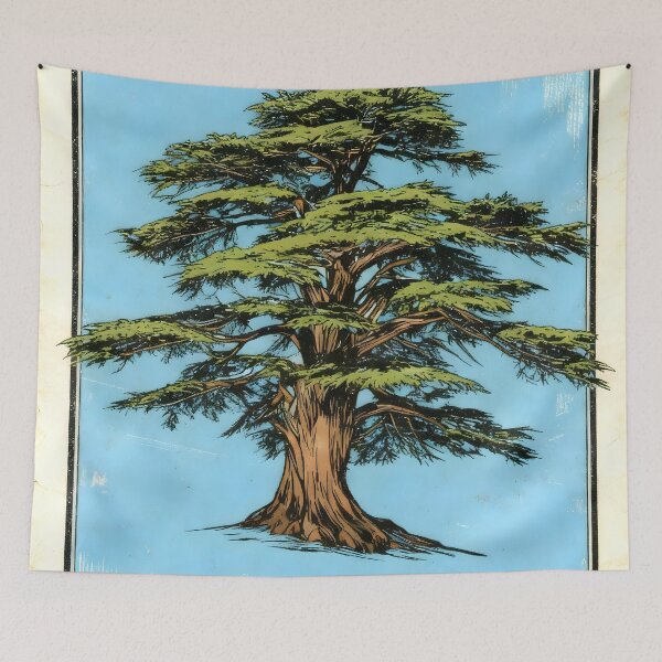 Item preview, Cedar of Lebanon Mexican Loteria Card designed and sold by ConcienciaEco.