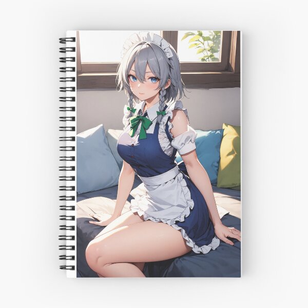 Item preview, Sakuya Izayoi Touhou Project Elegant Maid Anime Art designed and sold by iloveanimechibi.