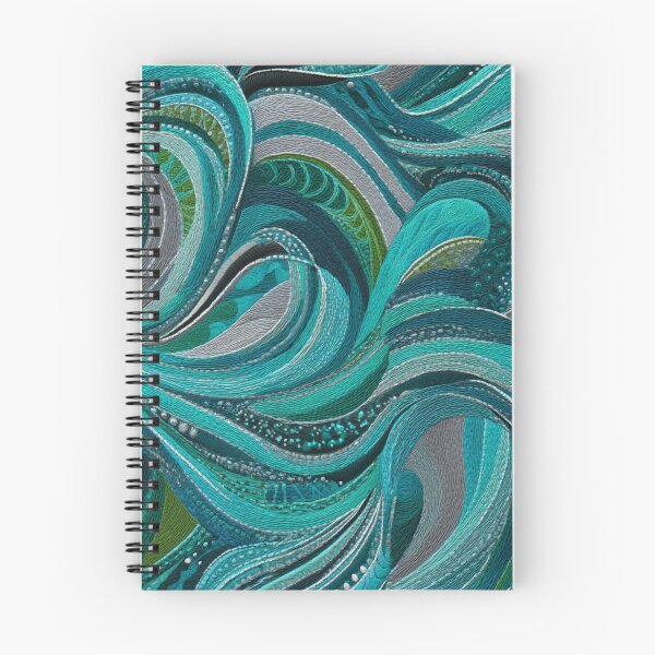 Item preview, Transformative Teal Pattern Collection – 2026 Color Trend, Modern Concentric Art Nouveau Circles designed and sold by Ewa Miller.