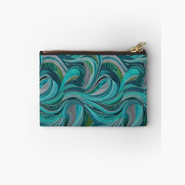 Item preview, Transformative Teal Pattern Collection – 2026 Color Trend, Modern Concentric Art Nouveau Circles designed and sold by Ewa Miller.